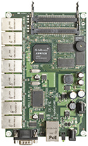 RB/192 RB192 Mikrotik RouterBOARD 192 with 175MHz MIPS CPU, 32MB RAM, 9 LAN, 2 miniPCI, RouterOS L4 - EOL (End of Life)